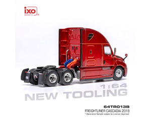 Ixo Models 1:64 Freightliner Cascadia 2018 - M Red - Limited Edition - Diecast