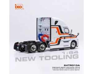 Ixo Models 1:64 Freightliner Cascadia 2018 - M White - Limited Edition - Diecast