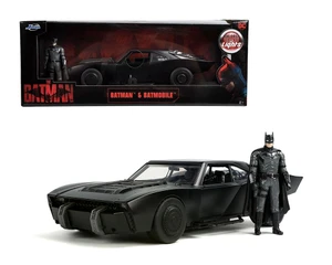 Jada 1:18 Batman Batmobile 2022 With Light & Batman Figure - Hollywood Rides - Diecast