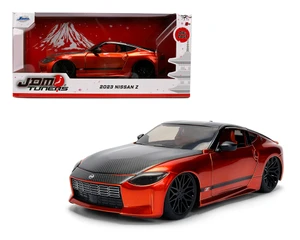 Jada 1:24 2023 Nissan Z - Orange With Black Roof And Carbon Hood - Jdm Tuners - Diecast
