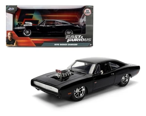 Jada 1:24 Doms 1970 Dodge Charger R/t - Black - Fast & Furious - Diecast