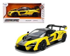 Jada 1:24 Mclaren Senna 8-pas Racing - Yellow/black - Hyper-spec - Diecast