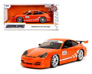 Jada 1:24 Porsche 911 Gt3 Rs (996.2) - Orange - Hyper-spec - Diecast