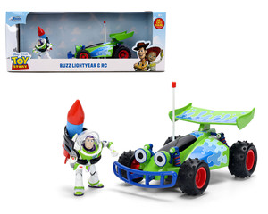 Jada 1:24 Toy Story Buzz Lightyear And Rc Turbo Buggy - Disney Pixar Hollywood Rides - Diecast