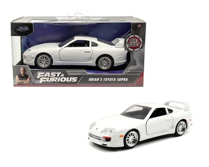 Jada 1:32 Brians 1996 Toyota Supra - White - Fast & Furious - Diecast
