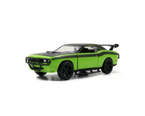 Jada 1:32 Lettys Dodge Challenger Srt8 - Green Matte Black - 25 Years Of Fast & Furious - Diecast