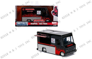 Jada 1:32 W/b - Metals - Marvel - Deadpool Taco Truck (black) - Diecast