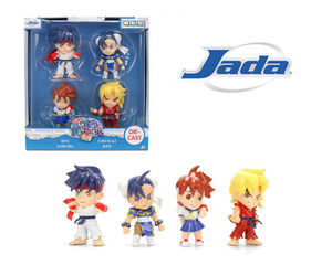 Jada 2.5" Metalfigs - Street Fighter Assortment 4 Pack - Diecast