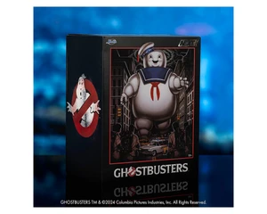 Jada Nano Hollywood Rides 6" Stay Puff And 1.65" Ghostbusters Ecto-1 - Diecast
