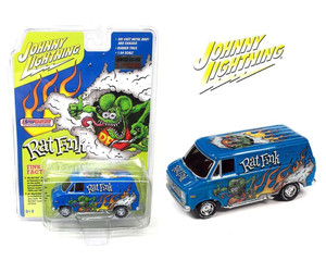 Johnny Lightning 1:64 1977 Chevrolet G-20 Van Rat Fink Custom (limited Edition 1 Of 2,496 ) - 1-stop Exclusive - Diecast