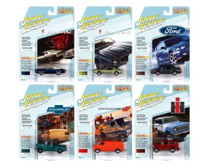 Johnny Lightning 1:64 Classic Gold 2021 Release 3 Version A 6-car Set - Diecast