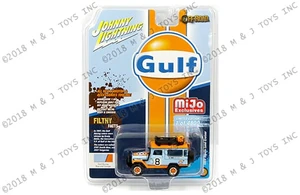 Johnny Lightning 1:64 Off Road - 1980 Toyota Land Cruiser - Gulf Racing (blue/orange) - Mijo Exclusives - Diecast