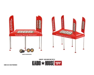 Kaido House X Mini Gt 1:64 Bbs Tent V2 Set - Diecast