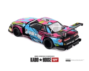 Kaido House X Mini Gt 1:64 Nissan Silvia S13-r Kaido Splash V1- Limited Edition - Diecast