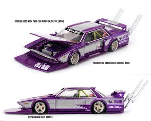 Kaido House X Mini Gt Kaido Star V1- Purple Silver - Diecast
