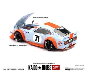 Kaido House X Mini Gt Nissan Fairlady Z Kaido Gt Gulf V1 - Blue - Diecast