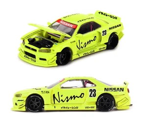 Kaido House X Mini Gt Nissan Skyline Gt-r (r34) Kaido Works V4 - Yellow - Diecast