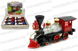 Kinsfun Display 7" Classic Locomotive - Diecast