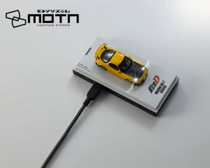 Kyosho 1:64 Initial D Mazda Rx7 (fd3s) With Led Motn Base Compatible - Limited Edition - Diecast