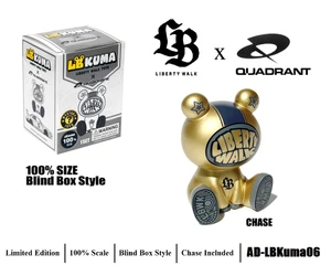 Liberty Walk X American Diorama Figures Lb Kuma 100% 2.75" Quadrant Collaboration Limited Edition - Diecast