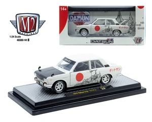 M2 Machines 1:24 1970 Datsun 510 - White - Release 141b - Diecast