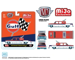 M2 Machines 1:64 1973 Chevrolet Cheyenne Super 30 Gulf Racing - Mijo Exclusives Limited Edition - Diecast