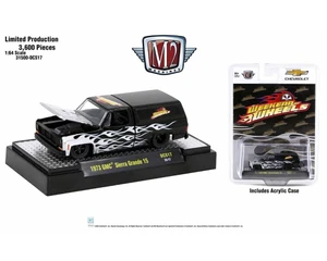 M2 Machines 1:64 2023 Weekend Of Wheels Exclusives 1973 Gmc Sierra Grande 15 With Camper Shell Limited 3,600 Pieces - Diecast