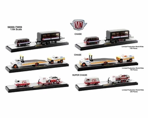 M2 Machines 1:64 Auto-haulers Coca-cola Release 9 Assortment (3 Styles) - Diecast