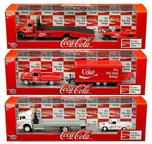 M2 Machines 1:64 Auto-haulers Coca-cola Release Tw02 Assortment (3 Styles) - Diecast