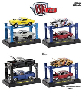 M2 Machines 1:64 Auto-lift Release 18 Assortment (3 Styles)(2020) - Diecast