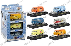 M2 Machines 1:64 Auto-thentics Volkswagen Release 6 Assortment (6 Styles) In Plastic Case Display - Diecast