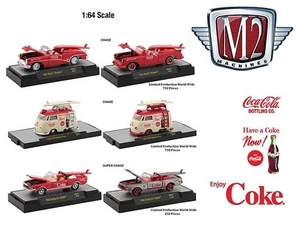 M2 Machines 1:64 Coca Cola With Surf Board Release Bb02 Assortment 3 Styles 2020 - Diecast
