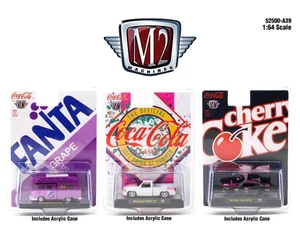 M2 Machines 1:64 Coca-cola 2024 Release A39 Assortment - Diecast