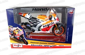 Maisto 1:10 Motorcycle 2014 Honda Rc213v - Marc Marquez - Diecast