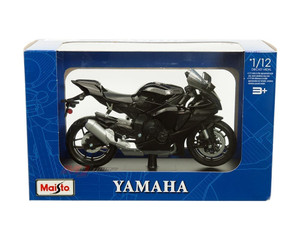 Maisto 1:12 Yamaha Yzf-r1 - Black -motorcycle - Diecast