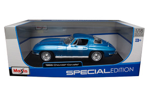 Maisto 1:18 1965 Chevrolet Corvette - Blue - Special Edition - Diecast