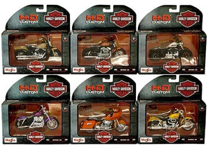 Maisto 1:18 Harley-davidson Series 38 Assortment - Motorcycles - Diecast
