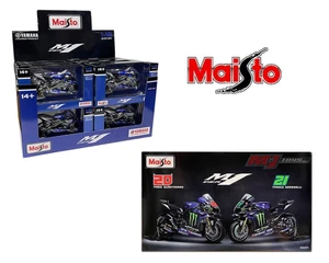 Maisto 1:18 Yzr-m1 2021 Yamaha Factory Racing Team #12 M. Vinales #20 F. Quartararo -motogp - Diecast
