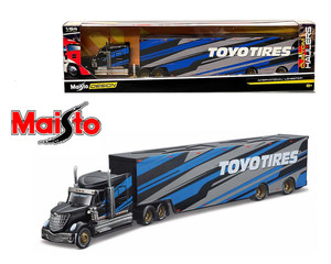 Maisto 1:64 International Lonestar Toyo Tires - Black - Custom Haulers Design - Diecast