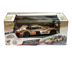 Maisto Tech Radio Control 1:24 Porsche 963 Hertz Team Jota #12 - Gold - Diecast