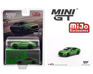Mini Gt 1:64 Bentley Continental Gt Speed 2022 Apple Green - Mijo Exclusive - Diecast