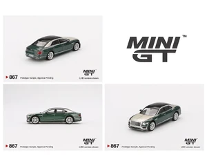 Mini Gt 1:64 Bentley Flying Spur - White Sand Verdant - Diecast
