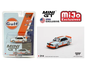 Mini Gt 1:64 Bmw M3 E30 Gulf Lhd - Mijo Exclusives - Usa Exclusive - Limited Edition - Diecast