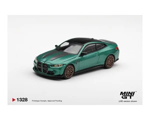 Mini Gt 1:64 Bmw M4 Cs Frozen Isle Of Man Green Metallic - Limited Edition - Diecast