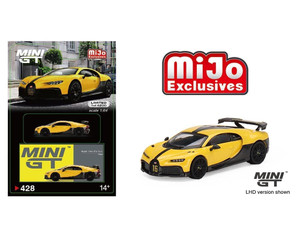 Mini Gt 1:64 Bugatti Chiron Pur Sport Yellow - Mijo Exclusives - Diecast