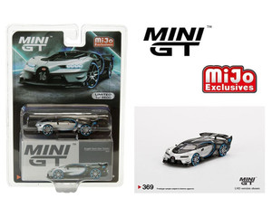 Mini Gt 1:64 Bugatti Vision Gran Turismo (silver)(lhd) - Mijo Exclusives - Diecast