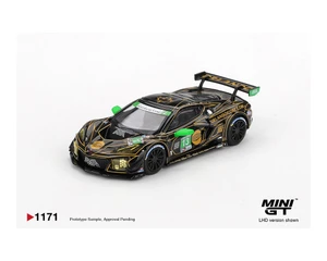 Mini Gt 1:64 Chevrolet Corvette Z06 Gt3.r #13 Awa 2025 Imsa Daytona 24 Hrs - Diecast