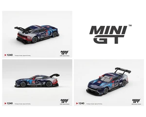 Mini Gt 1:64 Ford Mustang Gt3 #65 Ford Multimatic Motorsports 2025 Imsa Daytona 24 Hrs Winner- Limited Edition - Diecast