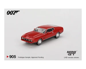Mini Gt 1:64 Ford Mustang Mach 1 James Bond 007  Diamonds Are Forever  - Japanese Packaging - Limited Edition - Diecast