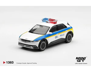 Mini Gt 1:64 Hyundai Ioniq 5 Police Car - Korea Exclusives - Limited Edition - Diecast